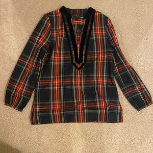 Plaid Blouse